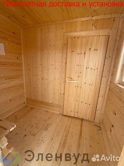 Баня 6х2.3 с доставкой в наличии