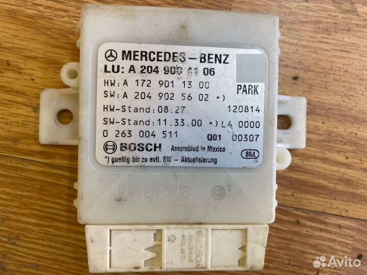 Блок управления парктроником Mercedes W204