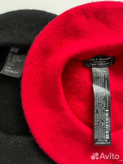 Берет женский H&M шерсть черный