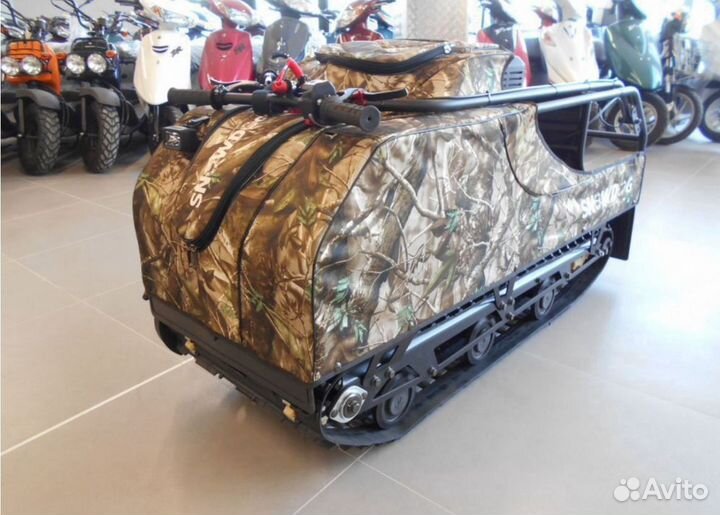 Мотобуксировщик Baltmotors snowdog long track B420