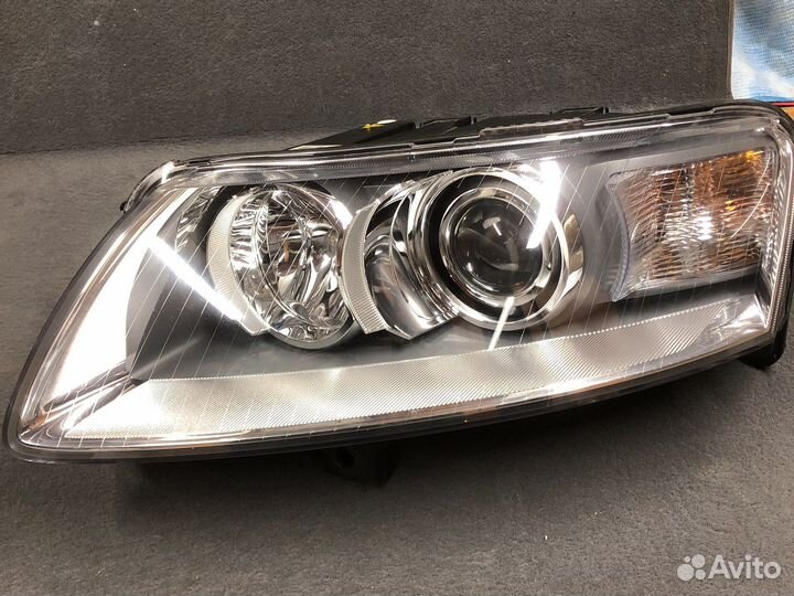 Фара левая audi A6c6 би-ксенон адаптив