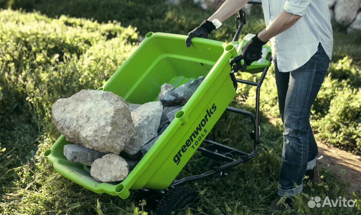 Садовая тележка самоходная Greenworks G40GCK4