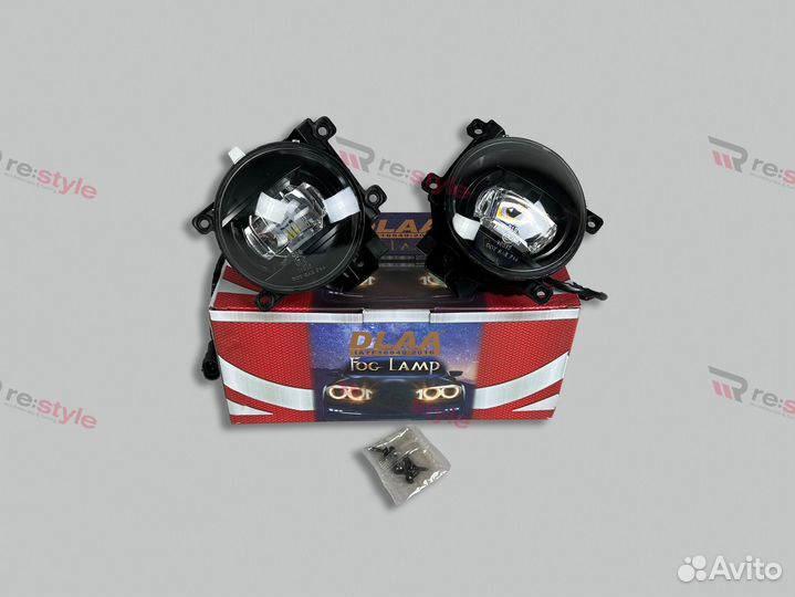 Туманки Toyota Land Cruiser 200 12-15г Тем LED