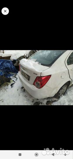 Стекло заднее авео т300