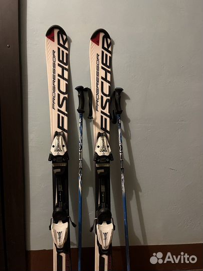 Горные лыжи комплект Fischer progressor