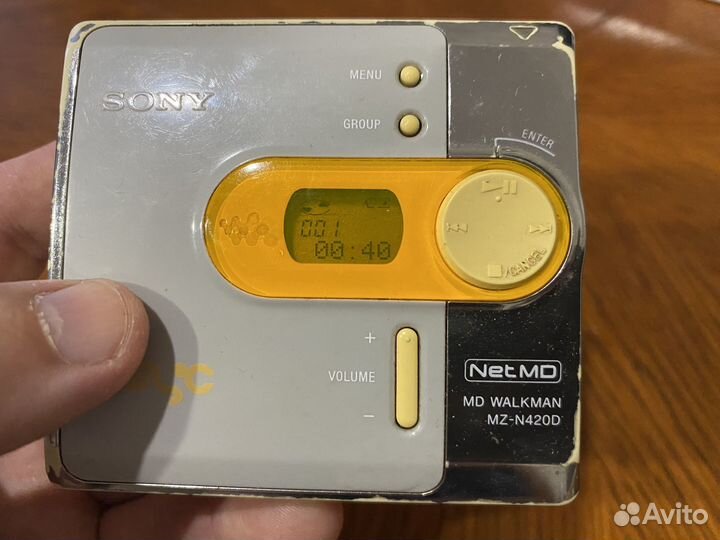 Минидисковый плейер-рекордер Sony mz-n420d