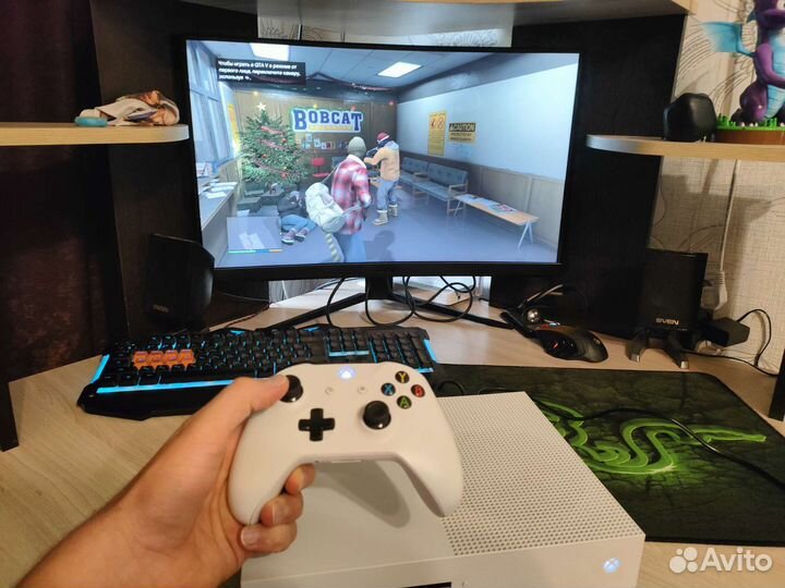 Xbox One S 1tb + игры