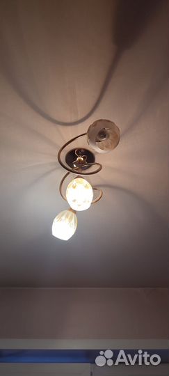 Люстра потолочная подвесная бу