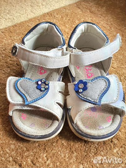 Сандалии для девочки 22 размер