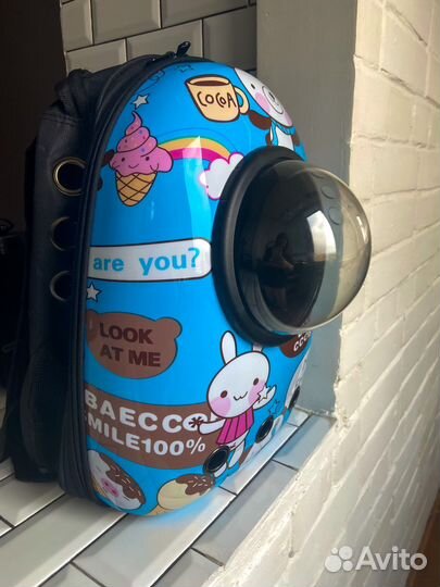 Переноска-рюкзак для животных с окном