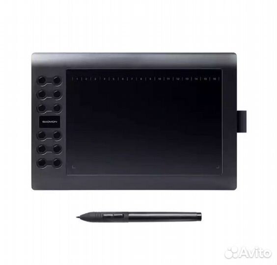 Графический планшет для рисования gaomon M106K