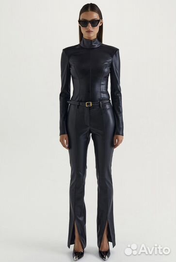 Водолазка женская из экокожи