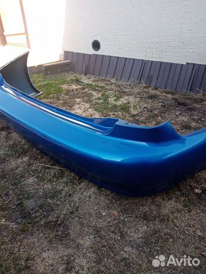 Бампер задний на chevrolet lanos