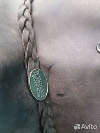 Кожаная ковбойская шляпа barmah foldaway bronco