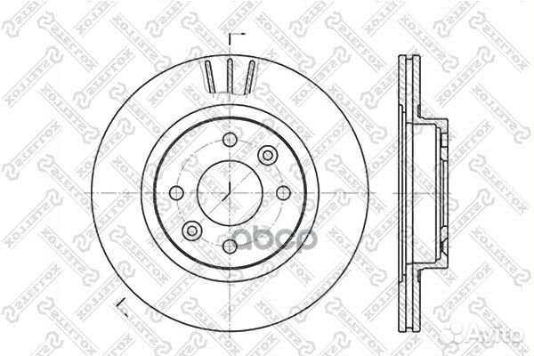 60203922VSX диск тормозной передний Renault Es