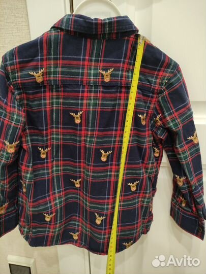 Рубашка новогодняя 3-4 года