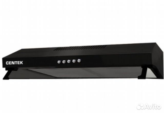 Козырьковая вытяжка Centek ст-1800-60 black/white