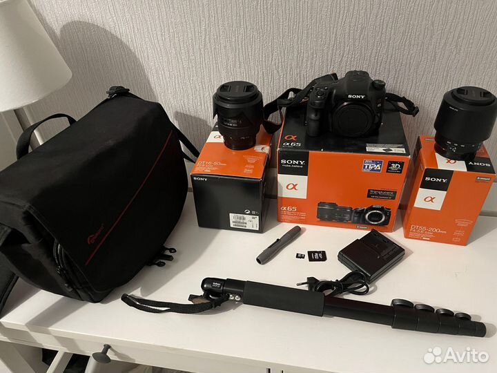 Зеркальный фотоаппарат sony SLT-A65X