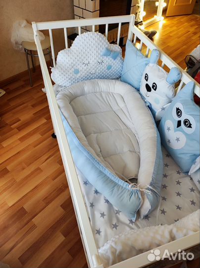 Продам бортики в кроватку ручной работы