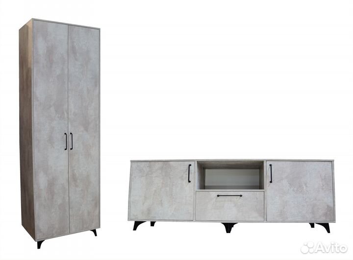 Тумба под телевизор и шкаф