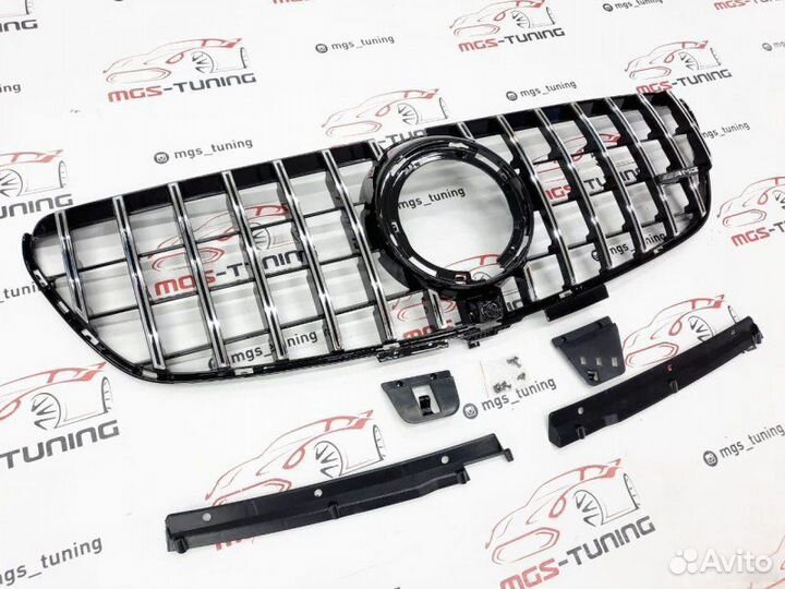 Решетка Mercedes V-Class W447 GT Chrome Рестайлинг