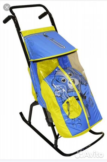 Детские санки коляска