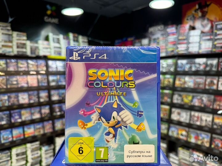 Игры для PS4: Sonic Colours Ultimate