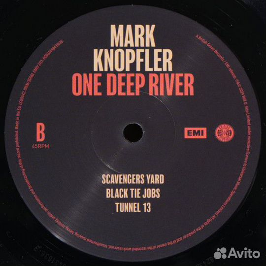 Mark Knopfler - One Deep River Black Vinyl (602