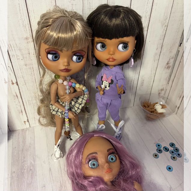 Лот кукол Blythe, глазки