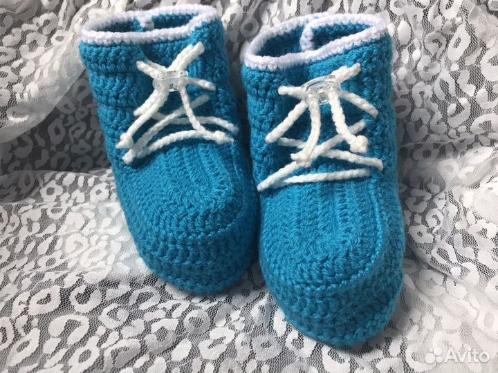 Пинетки сапожки на брейсы в наличии