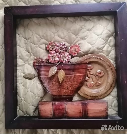 Подсвечник Настенное панно картина из металла