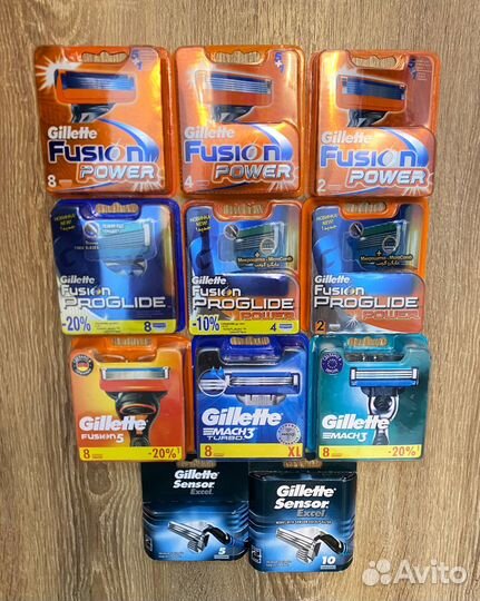 Gillette Мак3/Mach3 (8 кассеты)оригинал