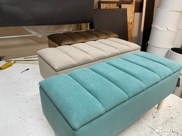 Банкетка в прихожую с ящиком