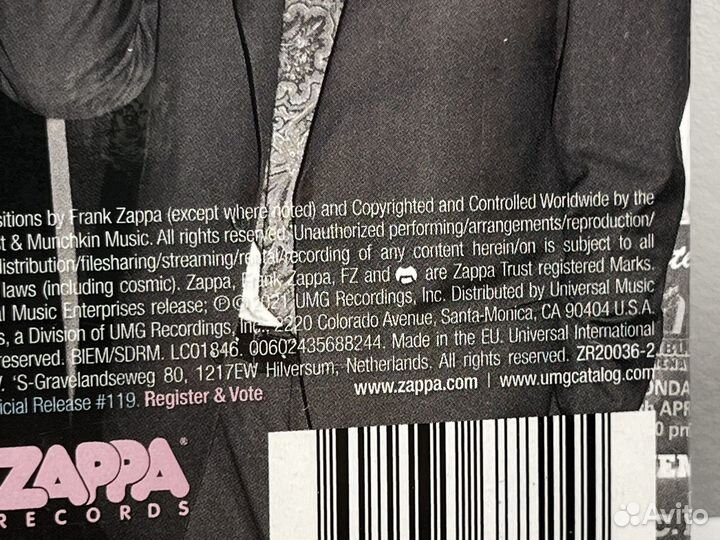 2CD Frank Zappa
