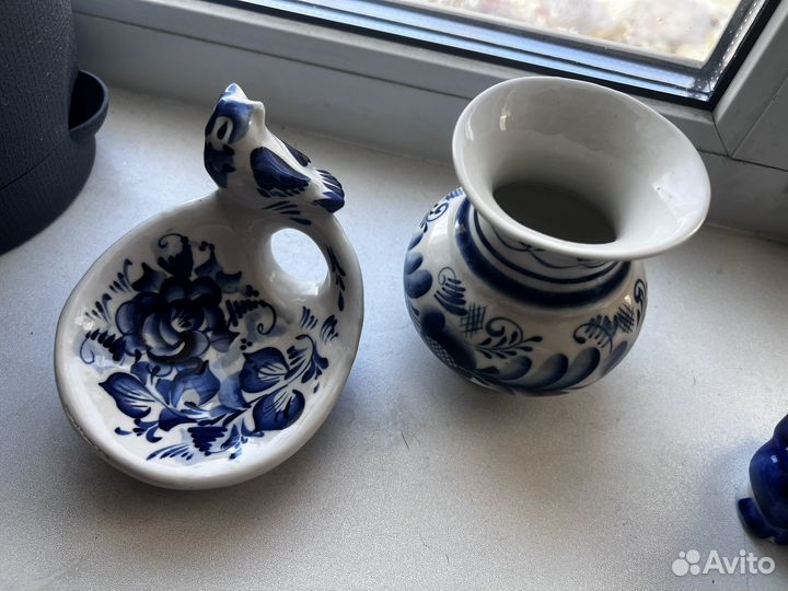 Посуда гжель