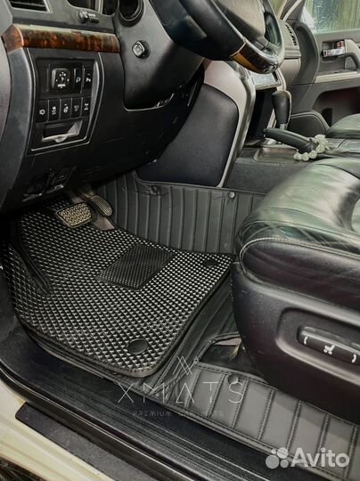 3D Коврики в салон Toyota Land Cruiser 200