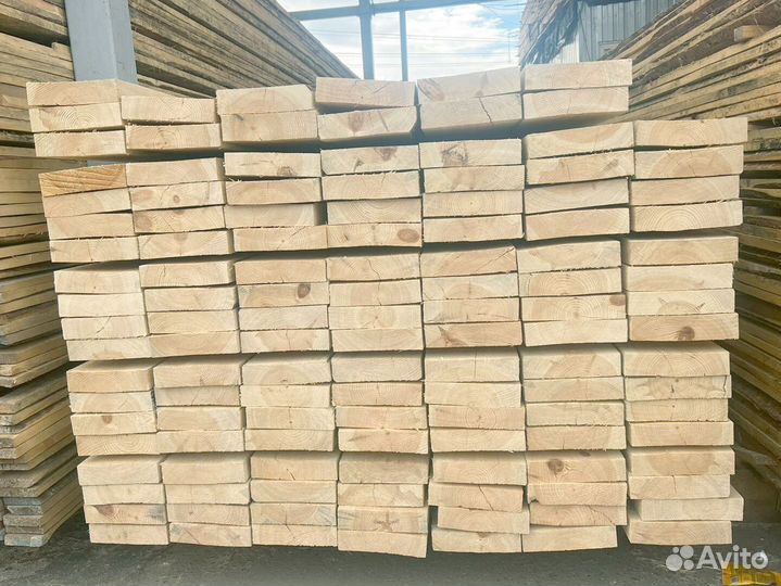 Брус обрезной 100х200х6000мм