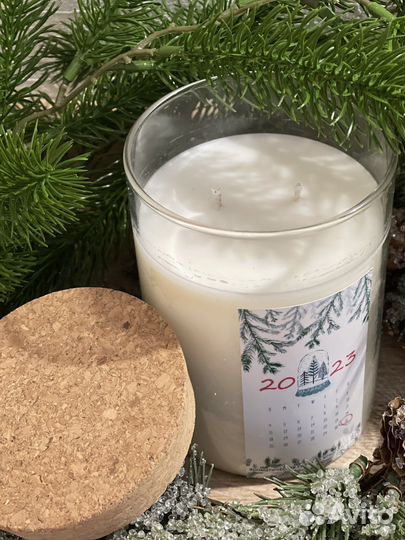 Арома свеча свеча для дома новогодняя свеча