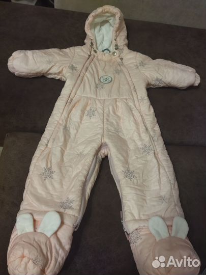 Зимний комбинезон для девочки 80