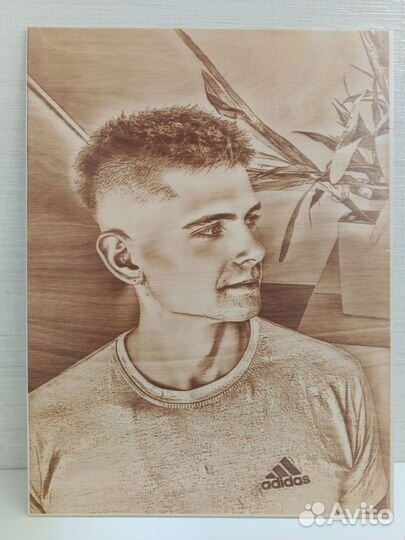 Портрет по фото, выжигание портретов, картин