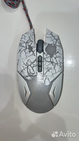 Мышь проводная A4Tech Bloody N50 белая