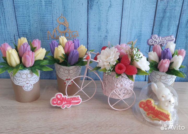 Букет из мыла