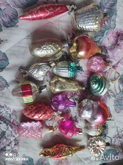 Елочные игрушки СССР