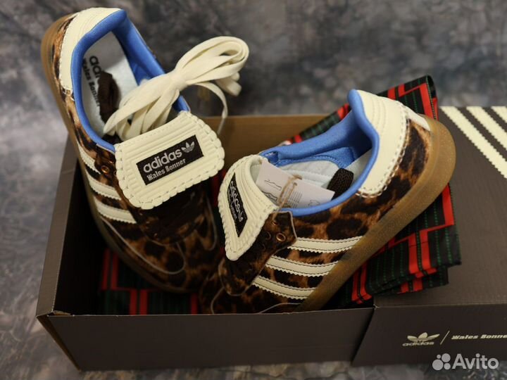 Кроссовки Adidas Samba Wales Bonner Leopard