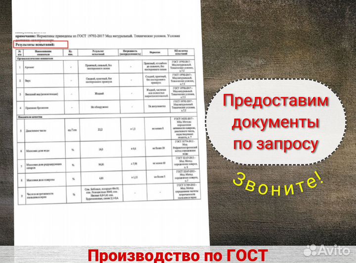 Мёд натуральный оптом