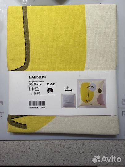 Чехол на подушку IKEA Мандельпил, ручная работа 50