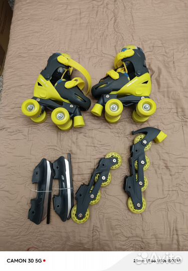 Ролики детские на 4 колесах