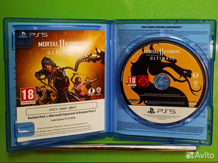 Лицензионный диск Mortal Kombat 11 ultimate