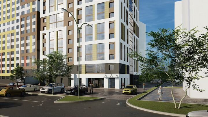 2-к. квартира, 56,9 м², 14/15 эт.