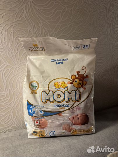 Подгузники momi huggies